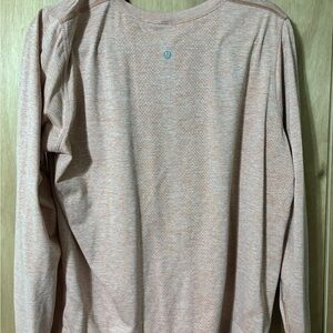 lululemon athletica Women’s Orange Long Sleeve Shirt